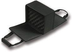 Bulldog 11in X 9in Black Nylon 4 Pistol Case w/ Locking Zipper Hard Sided Nylon Cases BD522 BD522