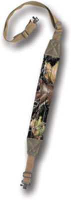 Bulldog Cases Camo Deluxe Padded 1in Rifle Sling, w/ Swivels BD815S 672352281514