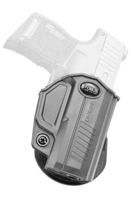Fobus Evolution OWB Belt Holster, Sig Sauer P365-380, P365, Left, Black, 365NDLHBH