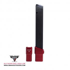 Taran Tactical PCC Glock Magazine Extension +10 Base Pad Red
