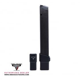 Taran Tactical PCC Glock Magazine Extension +10 Base Pad Black