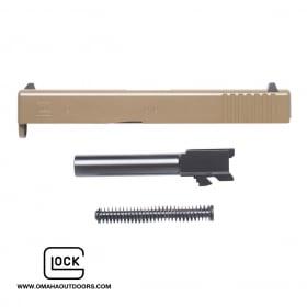 Glock 19 Gen 3 FDE Complete Upper Slide Assembly 676538070039
