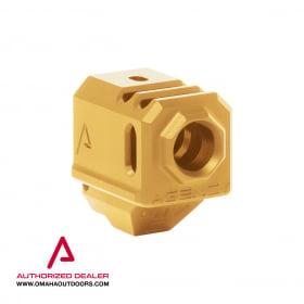 Agency Arms 417C Dual Port Gold Compensator Glock 43 417-G43-GLD