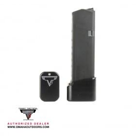 Taran Tactical Firepower Base Pad +4 / +5 Glock 19 / 23 Black 676538258451