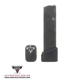 Taran Tactical Firepower Base Pad +6 Glock 17 Flat Black 676538346530
