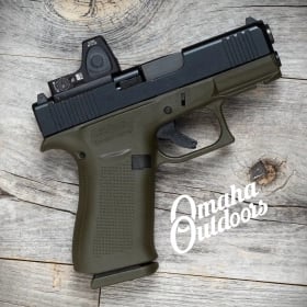 Glock 43X MOS OD Green With RMRcc 3.25 MOA 676538421831