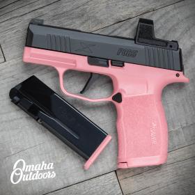 SIG P365X Victoria Pink Pistol 12 RD 9mm Vuurwapen Magazine Release Romeo Zero