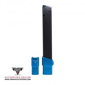 Taran Tactical PCC Glock Magazine Extension +10 Base Pad Blue