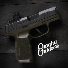 SIG P365X OD Green Pistol 12 RD 9mm Romeo Zero