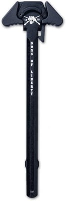Sons of Liberty Gun Works Liberty Ambidextrous Charging Handle, 5.56mm, Narrow Latch, Anodized Black, Black, LCH-5.56-NL LCH556NL
