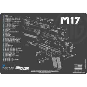 LICENSED SIG M17 320 MIL SCHEMATIC GRAY UPC: 681565031960