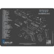HANDGUN 12X17 3mm PROMAT RUGER AMERICAN HANDGUN CHAR GRAY