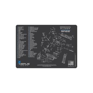 Cerus Gear RUGER SR22 HANDGUN MAT 17X12 GRAY CERHMRUGSR22SCHGRY