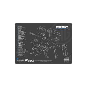 Cerus Gear SIG SAUER P220 HANDGUN MAT 17X12 GRAY CERHMSIG220SCHGRY