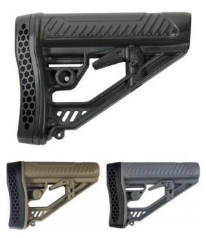 Adaptive Tactical OpticsPlanet Exclusive EX Performance Adjustable M4-Style Stock for AR15/AR10 Carbines, Woodland M81, AT-02012-WD AT02012WD