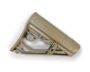 Adaptive Tactical EX Performance Adjustable AR Rifle Stock Lite, Mil Spec, Flat Dark Earth, AT-02013-E