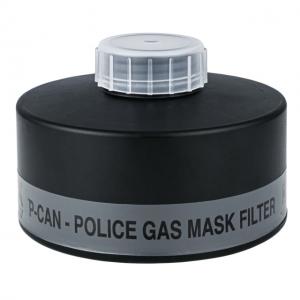 MIRA Safety P-CAN Police Gas Mask Filter, Grey, None, PCAN