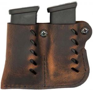 Versacarry 72221 Double Adjustable Single Stack Mag Pouch Belt Fits Glock Distre