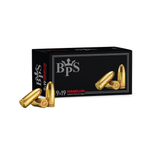 BPS 9mm Ammo 124 Grain FMJ 50 rd/box - BPS9MM124FMJ