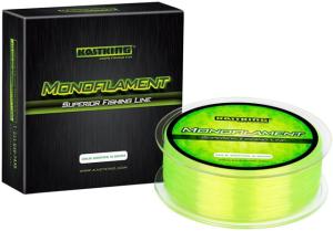 Kast King World's Premium Monofilament Fishing Line, Sunrise Yellow, 15 lb/150 yd, KKLIMONTPM150YSY15