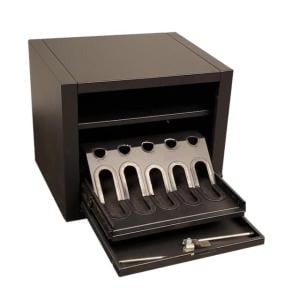 Surelock Security Constitutional Handgun Box, Mocha/ Black, 36000048