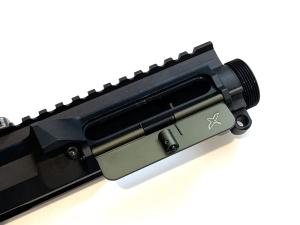Forward Controls Design BILLET EJECTION PORT COVER - SINGLE DIMPLE - OLIVE DRAB EPC-1D-ODG