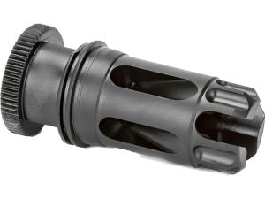 Griffin Armament DUAL-LOK Flash Comp Compensator Suppressor Mount  Stainless Steel Nitride - 302997