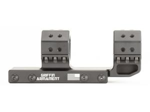 Griffin Armament SPRM Cantilever Scope Mount 15 MOA with Integral Rings Matte - 951759 SMC1.5H30MM