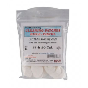 TCS Cleaning Patches 17-22 Caliber 