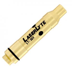 LaserLyte Laser Trainer Pistol Cartridge .223, Brass, LT-223 689706211172