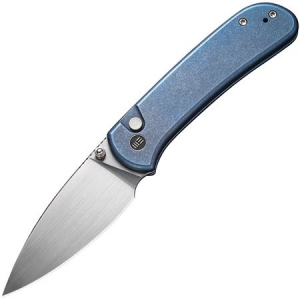 WE 22030F3 Qubit Button Lock Knife Blue