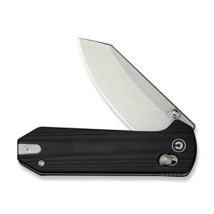 Yonder Folding Knife Plain Stonewash Spey 
