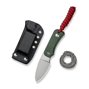 CIVIVI KNIFE BABY BANTER 2.39” GREEN CANVAS MICARTA/STONEWASH 