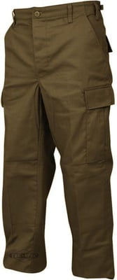 Tru-Spec BDU Pants, 65/36 Poly/Co Rip, Brown, 5XL, Regular 1343010