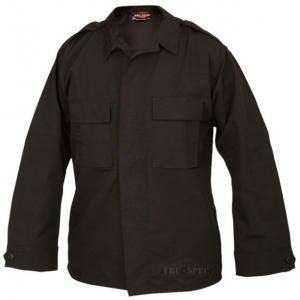 Tru-Spec Long Sleeve Tactical Shirt, Black, RS PolyCotton, Medium, Reg Length 1360004 1360004