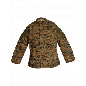 Tru-Spec Tactical Response Uniform (TRU) Shirt - 65/35 Polyester/Cotton Rip-Stop Digital Woodland Medium YN1267004