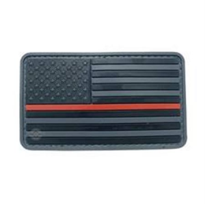 5ive Star Gear U.S. Flag Black w/ Red Stripe Morale Patch 6783000 U.S. Flag Black w/ Red Stripe Morale Patch