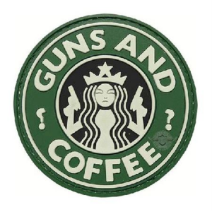 5ive Star Gear Guns & Coffee Morale Patch 6786000 Guns & Coffee Morale Patch