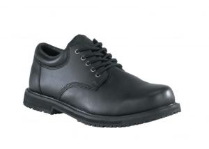 Grabbers Friction Plain Toe Oxford, Black, 11 G1120-BLK-11-MEN-EW
