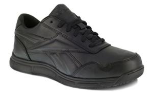Reebok Jorie LT Slip Resistant Oxford, Soft Toe Work Shoe - Mens, Black, 13EW, RB1130-Black-13-Mens-EW 690774425361