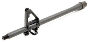 Sons of Liberty Gun Works Threaded Barrel, 13.7in, Government Profile w/FSB, Mid Gas, 1-7 Twist, QPQ, Black, 13.7COMBAT556FSB 691821355471