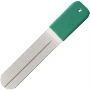 DMD 08106 DMD Diamond Hook Sharpener with Green Synthetic Handle