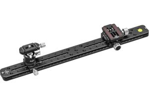 Leofoto Usa FDM-04 Binocular Rangefinder Rail Kit Black Aluminum 17.71” Long 