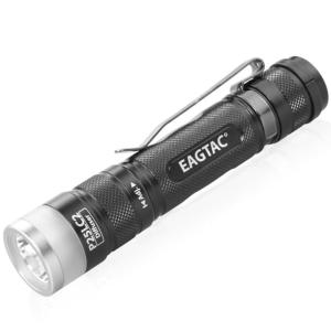 EAGTAC P25LC2 Diffuser Flashlight, XM-L2 U4 CW w/ LEDarray LED, 1317lm w/ 520lm, Black, P25LC2-Diffuser-XML2-CW
