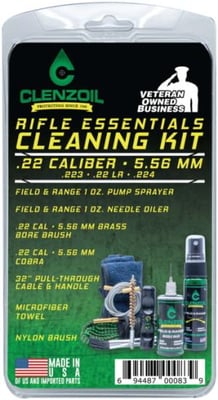 Clenzoil Rifle Essentials Kit, 22 Caliber/5.56 mm, Black, 3839
