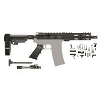CBC AR-15 Pistol Kit, Semi-auto, 5.56/.223, 7.5&amp;quot; Barrel, SBA3 Brace, No Stripped Lower or Magazine 205-755