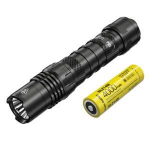 Nitecore P10i Luminous SST-40-W LED USB-C Rechargeable Flashlight, 21700, White, 1800 Lumens, Black, 6952506406500