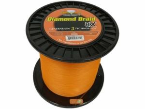 Momoi Fishing Diamond Braid Generation III 8X 3000yds 20Lb Orange 695699727620