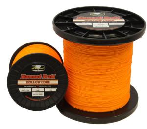 Momoi Diamond Braid Generation III Hollow Core 100lb 3000yd Orange, 75310 695699753100