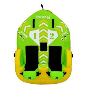 Rave Sports Stoked Inflatable Two Rider Towable Water Tube 02644